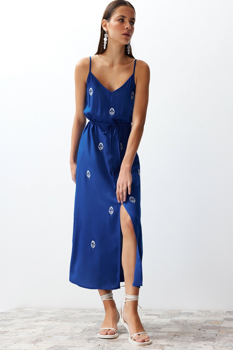 Robe midi - Indigo