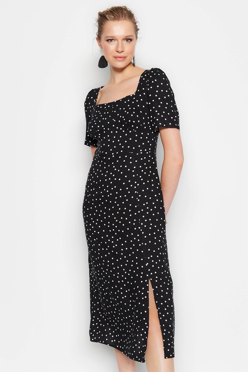 Robe midi - Noir