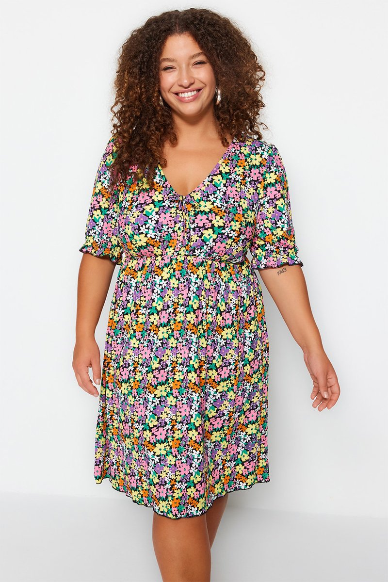 Robe patineuse - Multicolore