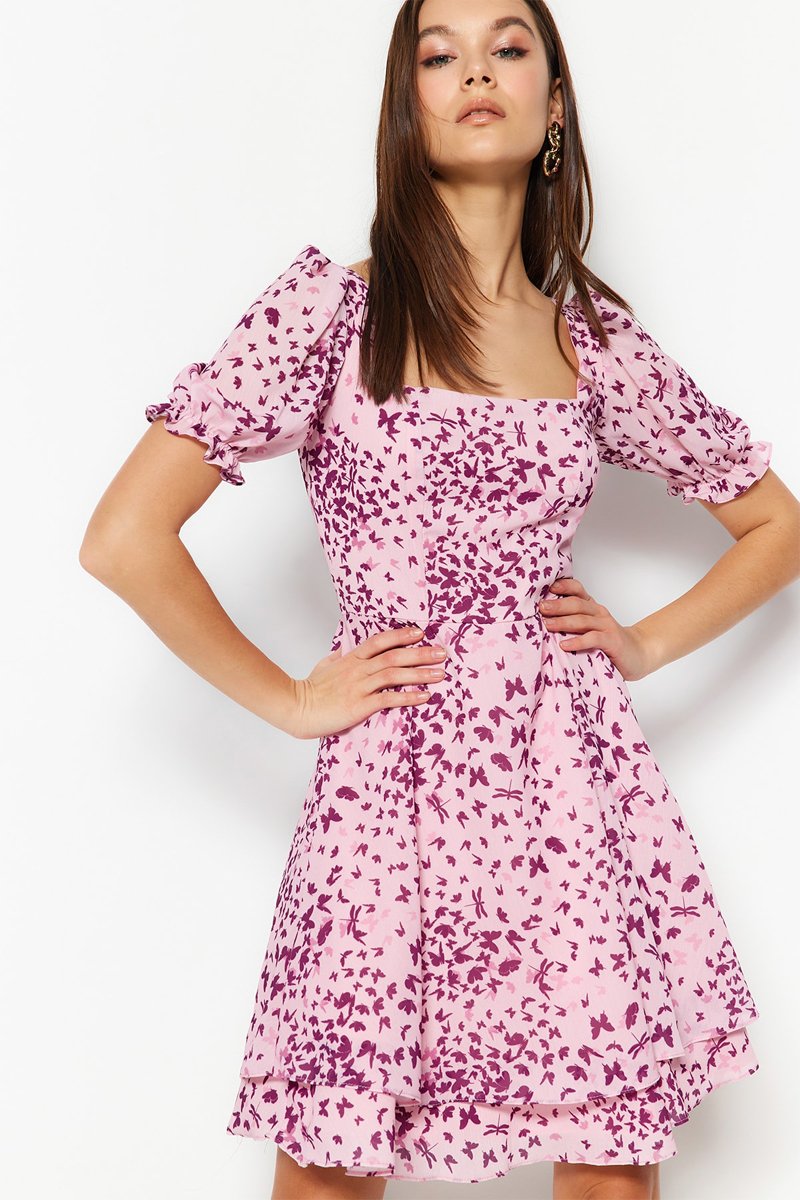 Robe patineuse - Rose