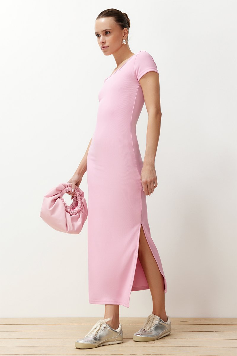 Robe midi - Rose