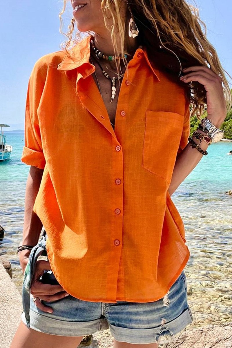 Chemisier - Orange
