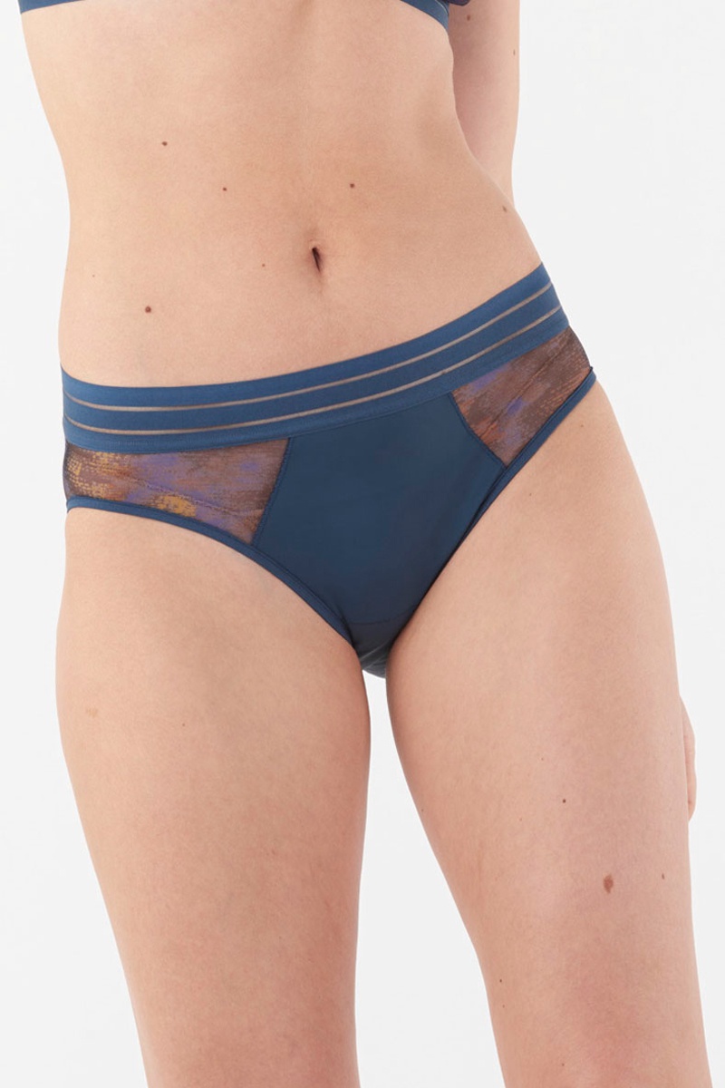 Culotte Nufit Garden Bleu nuit - Maison Lejaby
