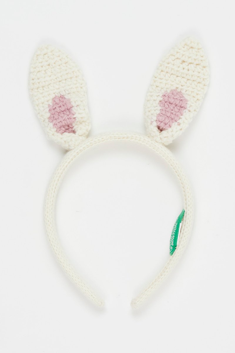 Serre-tête à oreilles Blanc