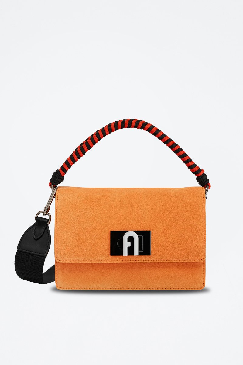 Sac à main en nubuck 1927 Soft Mini - Orange