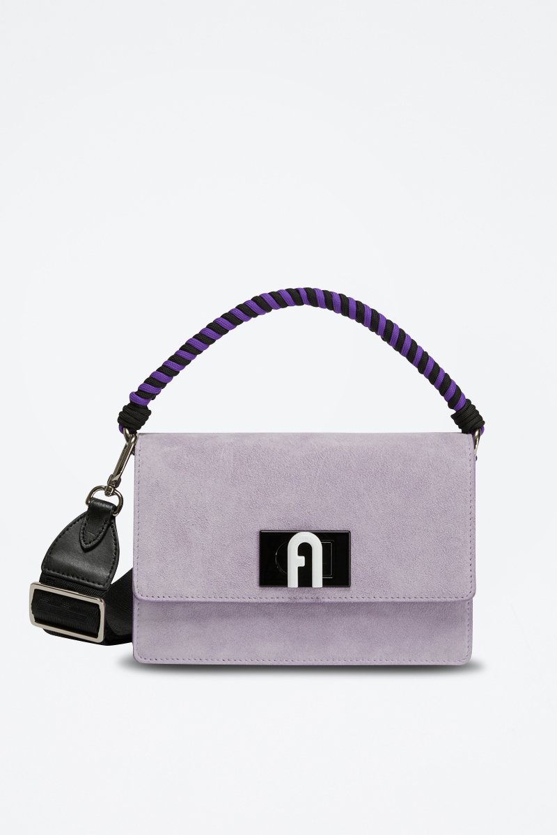 Sac à main en nubuck 1927 Soft Mini - Mauve