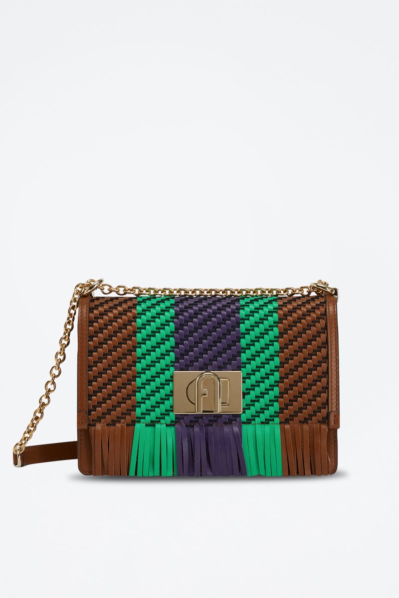 Sac bandoulière en cuir de veau 1927 Mini - Marron