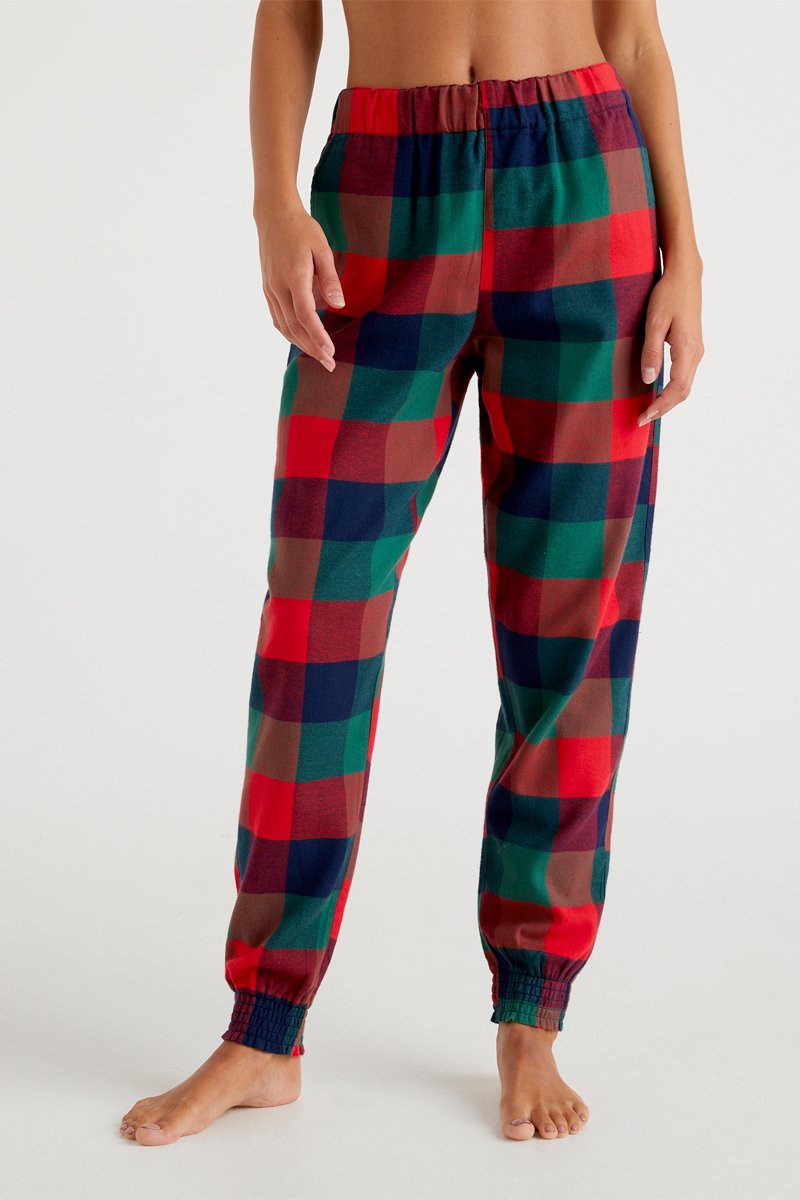 Jogging Rouge et bleu foncé