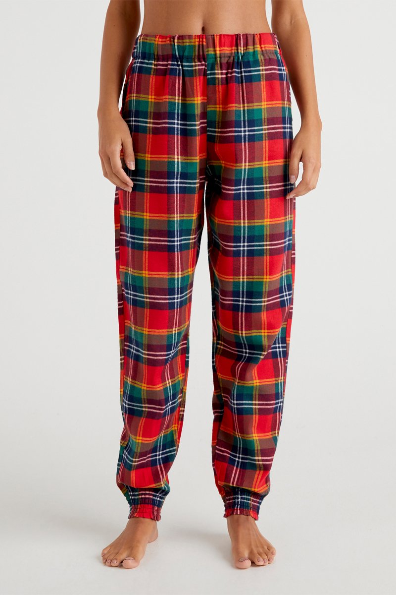 Jogging Rouge et bleu foncé