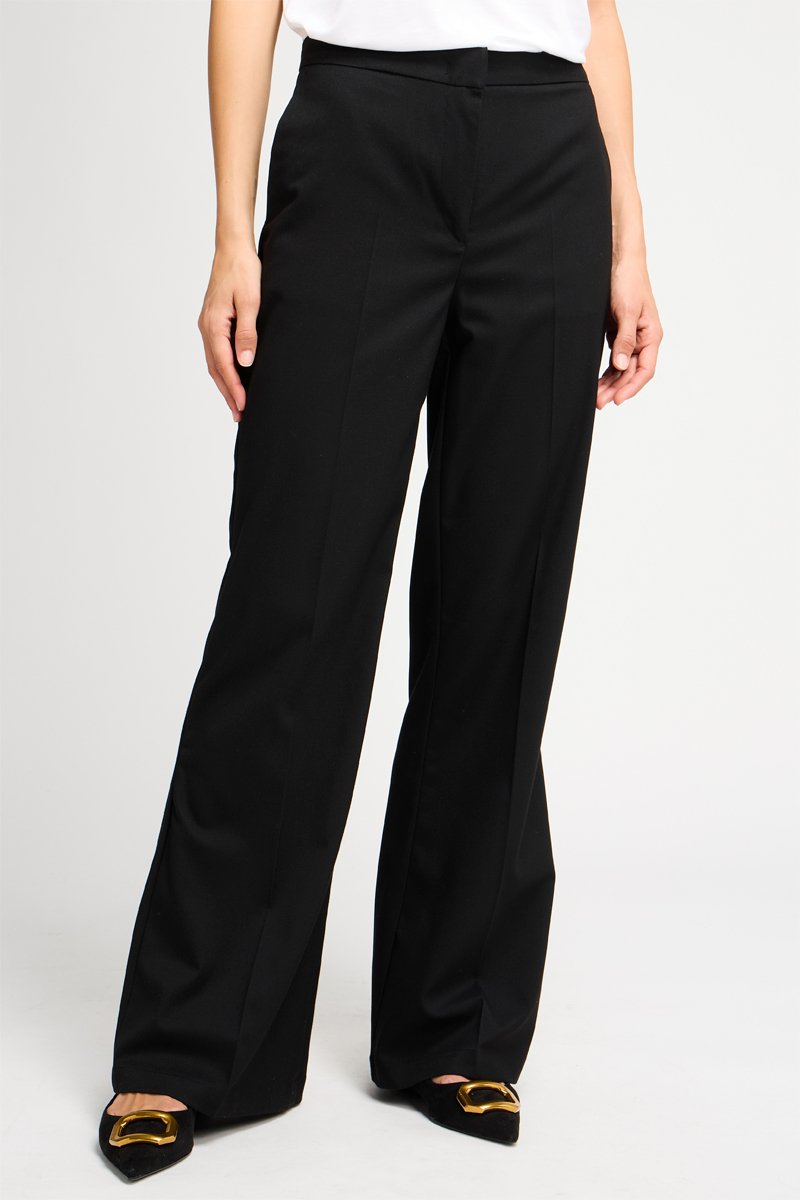 Pantalon flare Noir