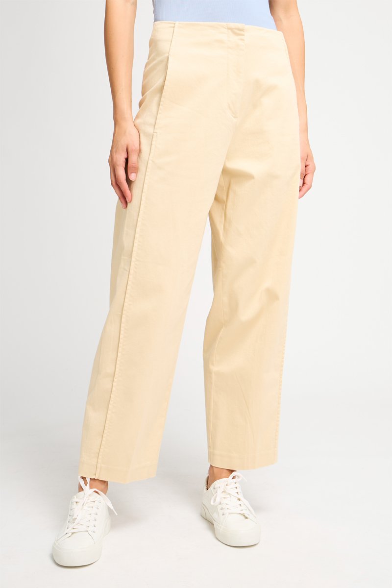 Pantalon droit Beige