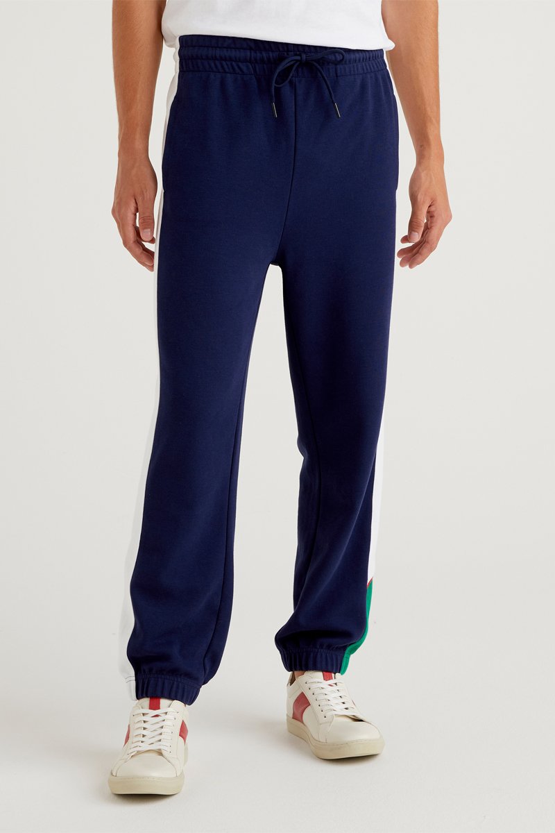 Jogging Bleu marine et blanc