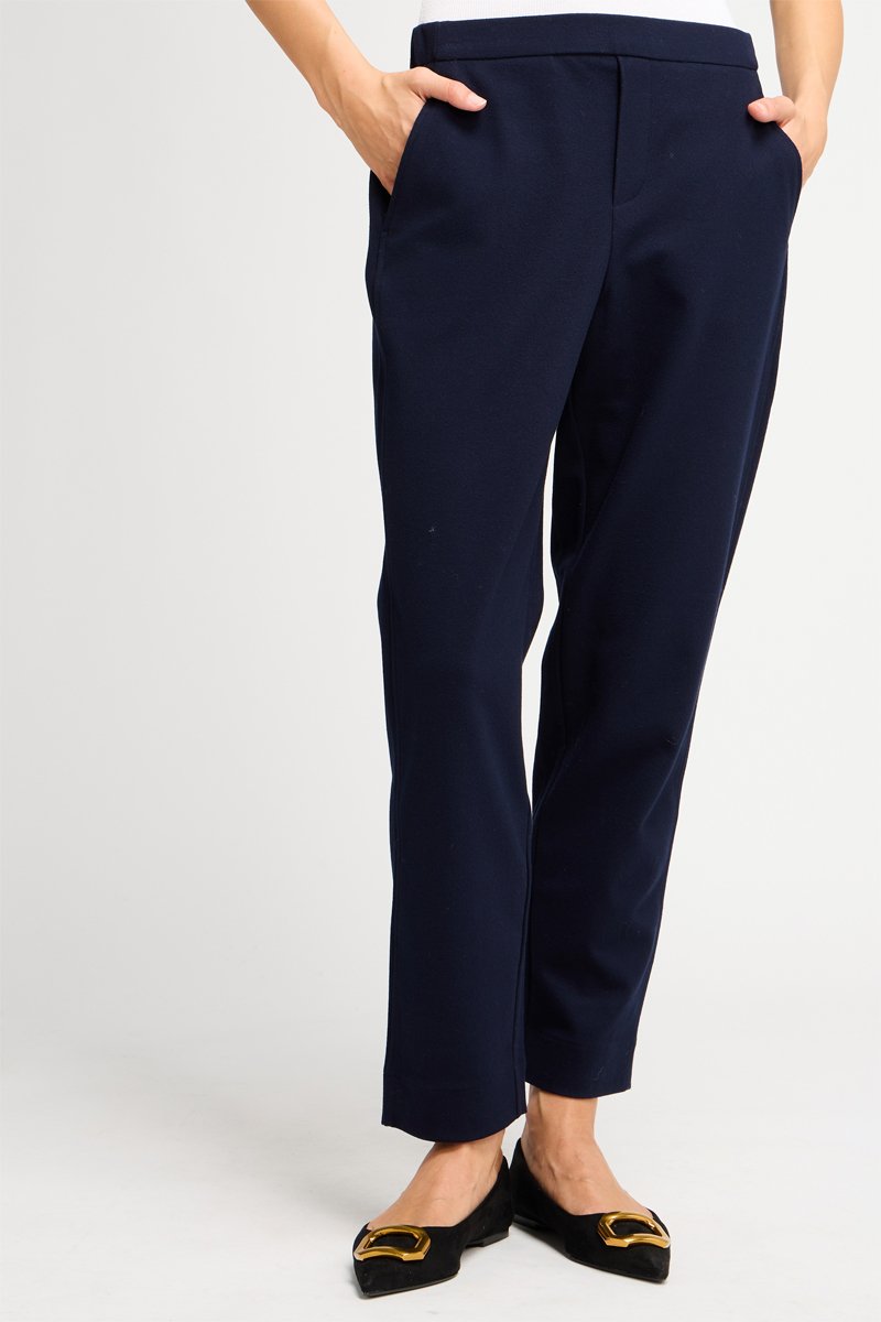 Pantalon droit Bleu marine