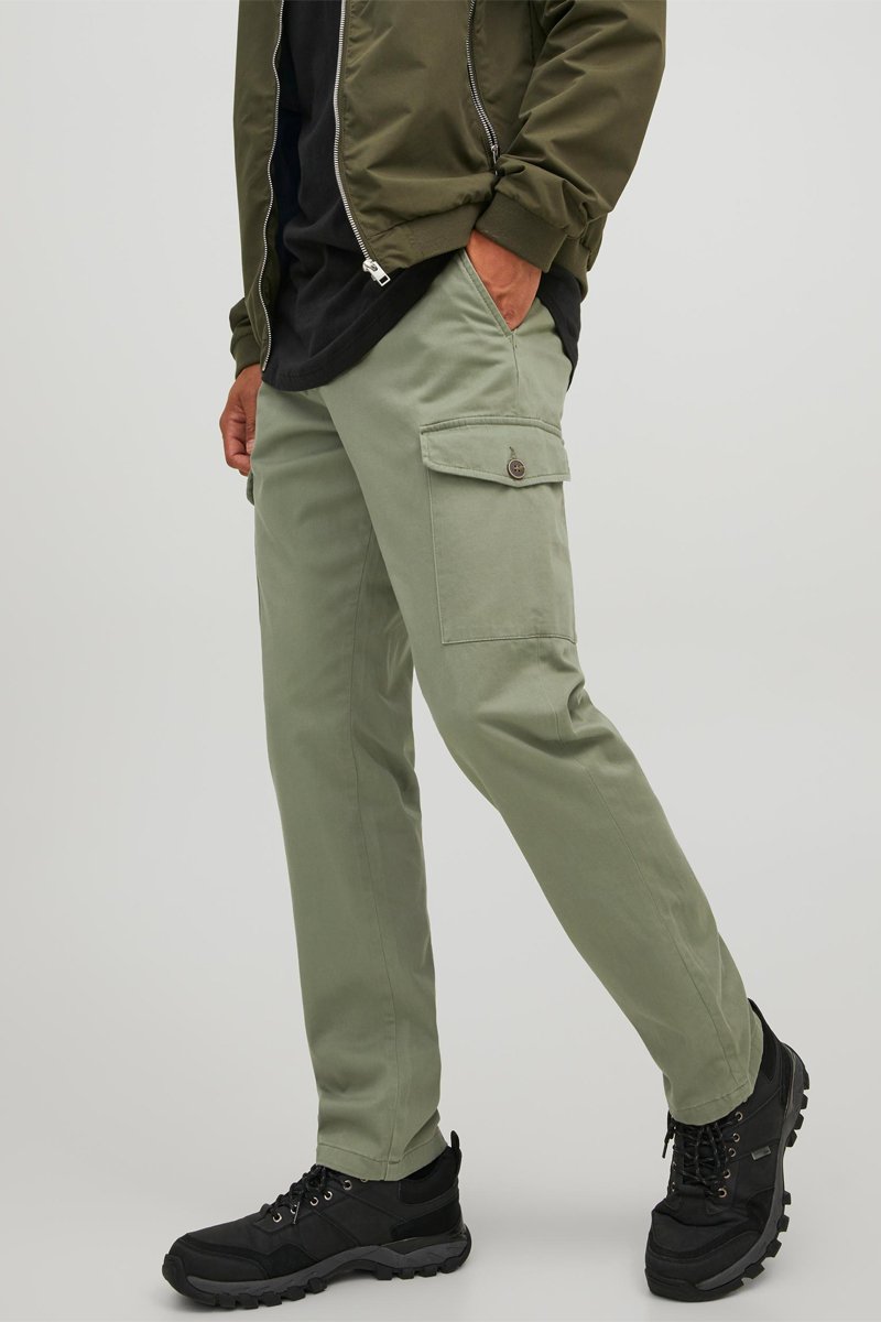 Pantalon cargo Vert