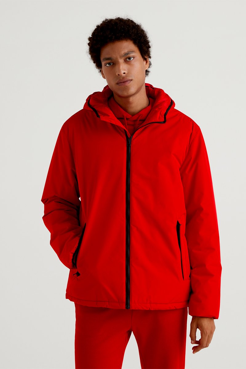 Veste à capuche Rouge