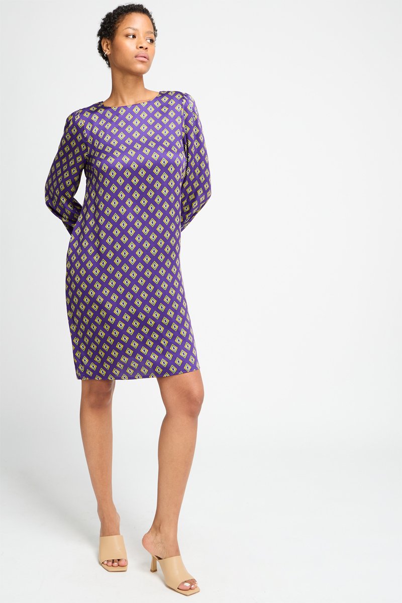 Robe droite Violet