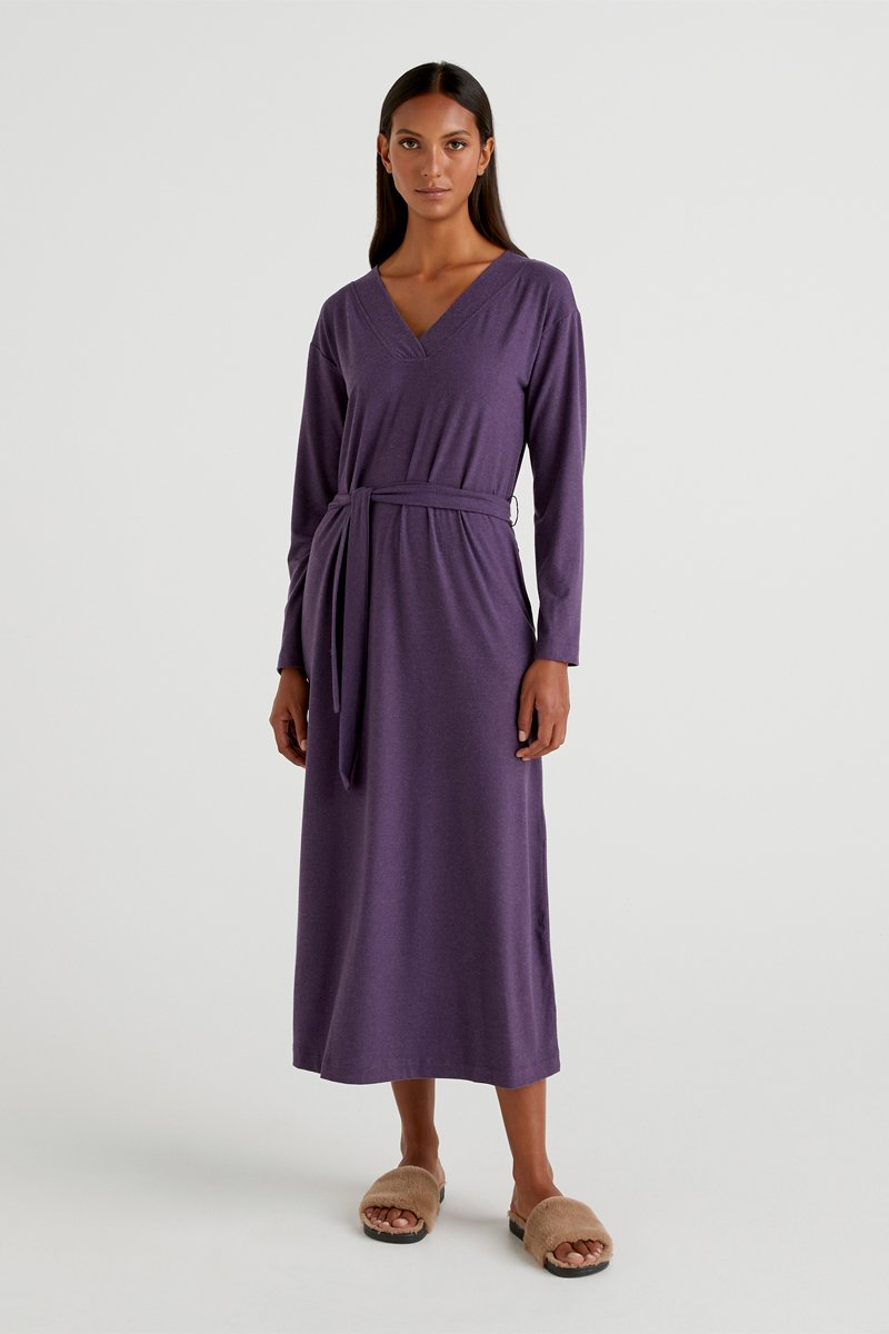 Robe midi Violet