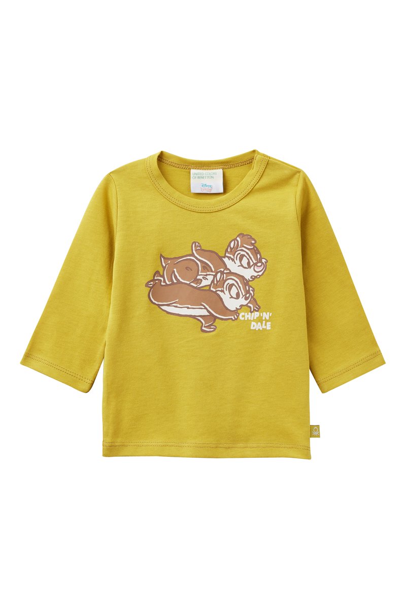 T-shirt Tic et Tac Moutarde