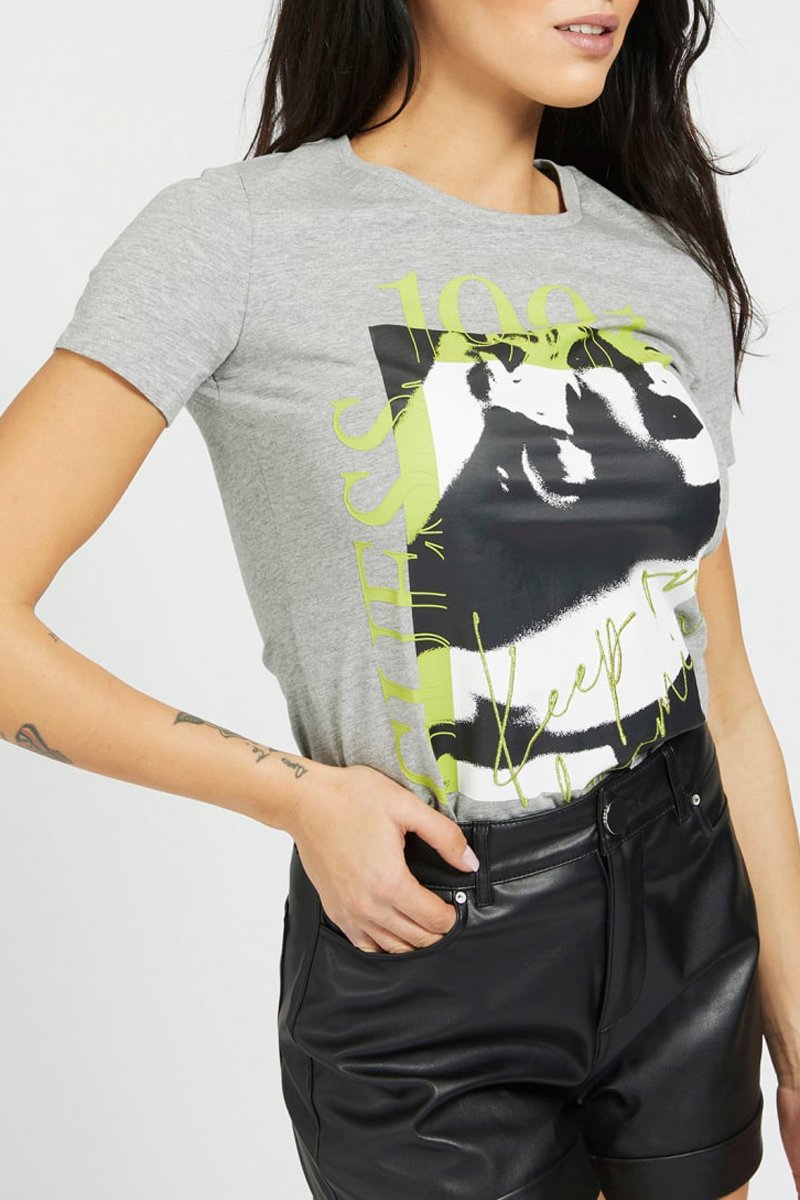 T-shirt - Gris chiné