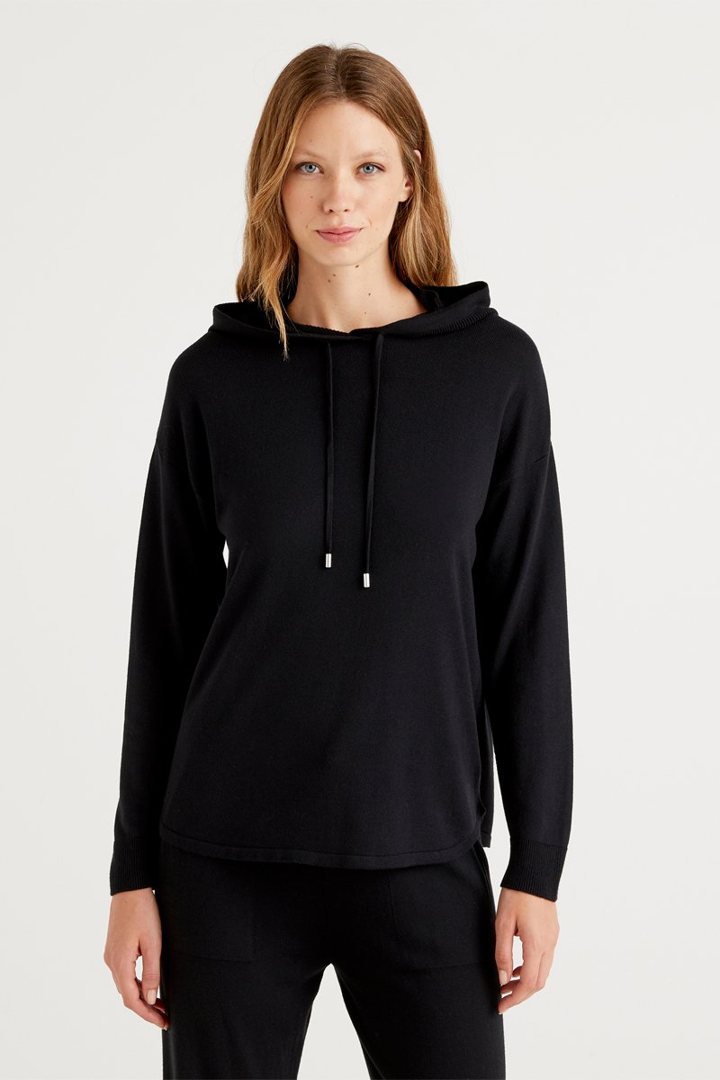 Sweat à capuche Noir