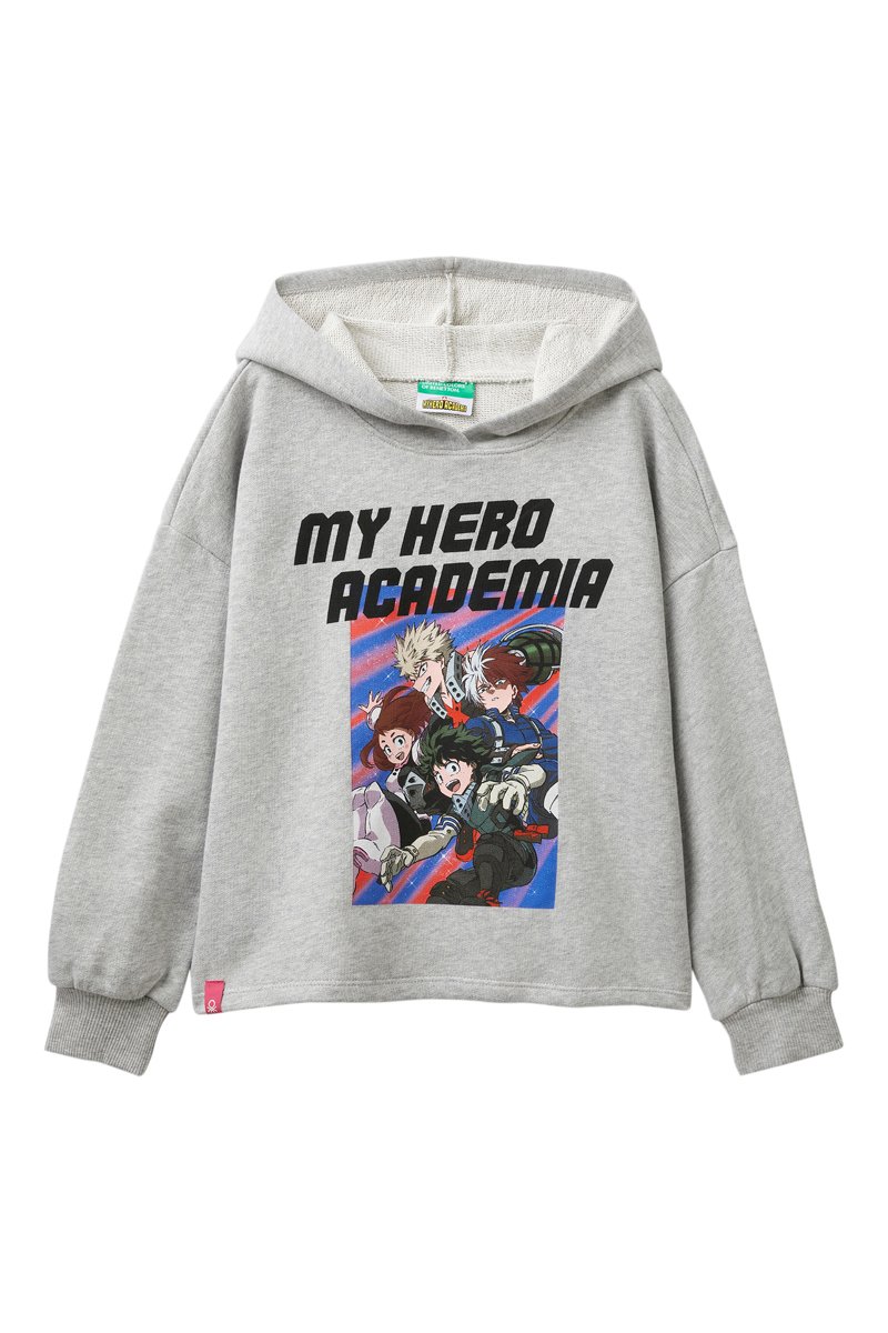 Sweat My Hero Academia Gris clair chiné