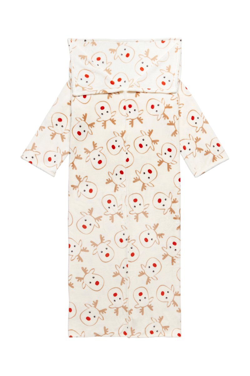 Gigoteuse Ecru et marron - 140 x 175 cm