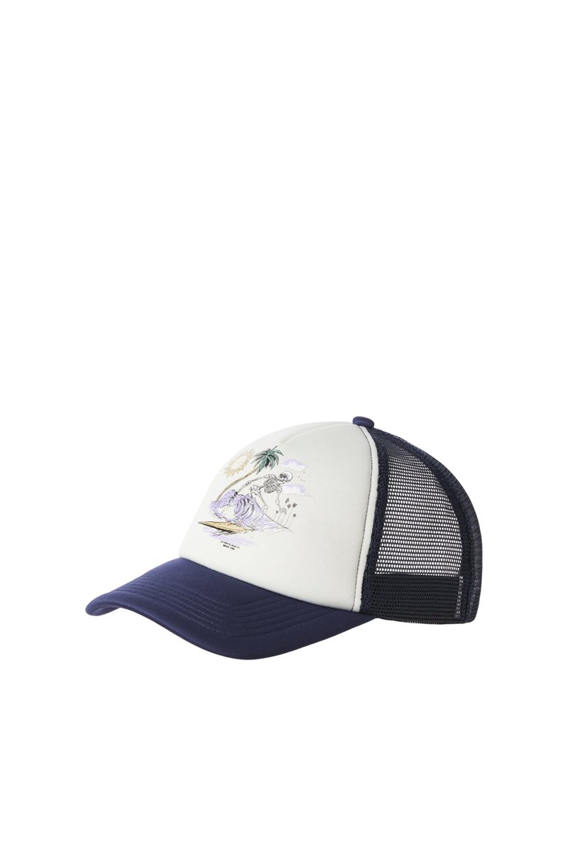 Casquette Blanc et bleu