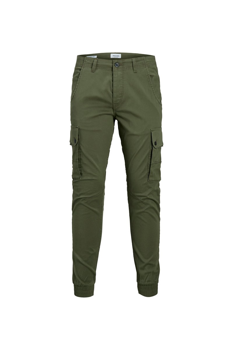 Pantalon cargo Vert olive