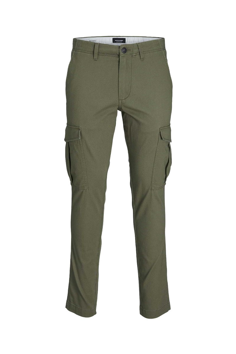 Pantalon cargo Vert olive
