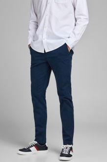 Pantalon droit Bleu marine
