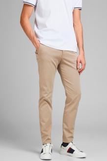 Pantalon droit Beige