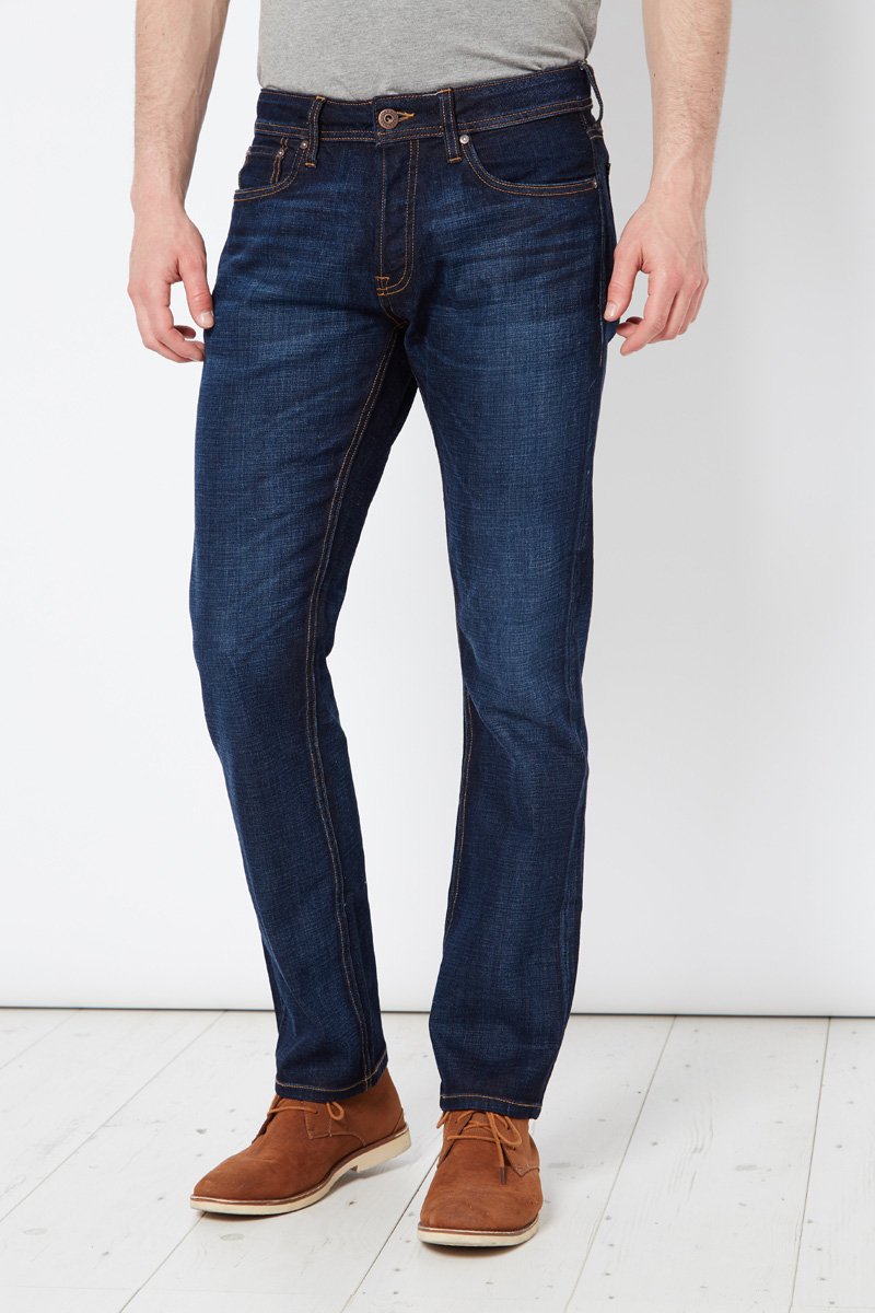 Jean droit Bleu marine