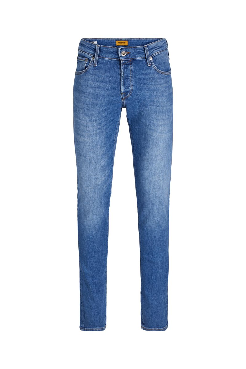 Jean droit en coton biologique Bleu