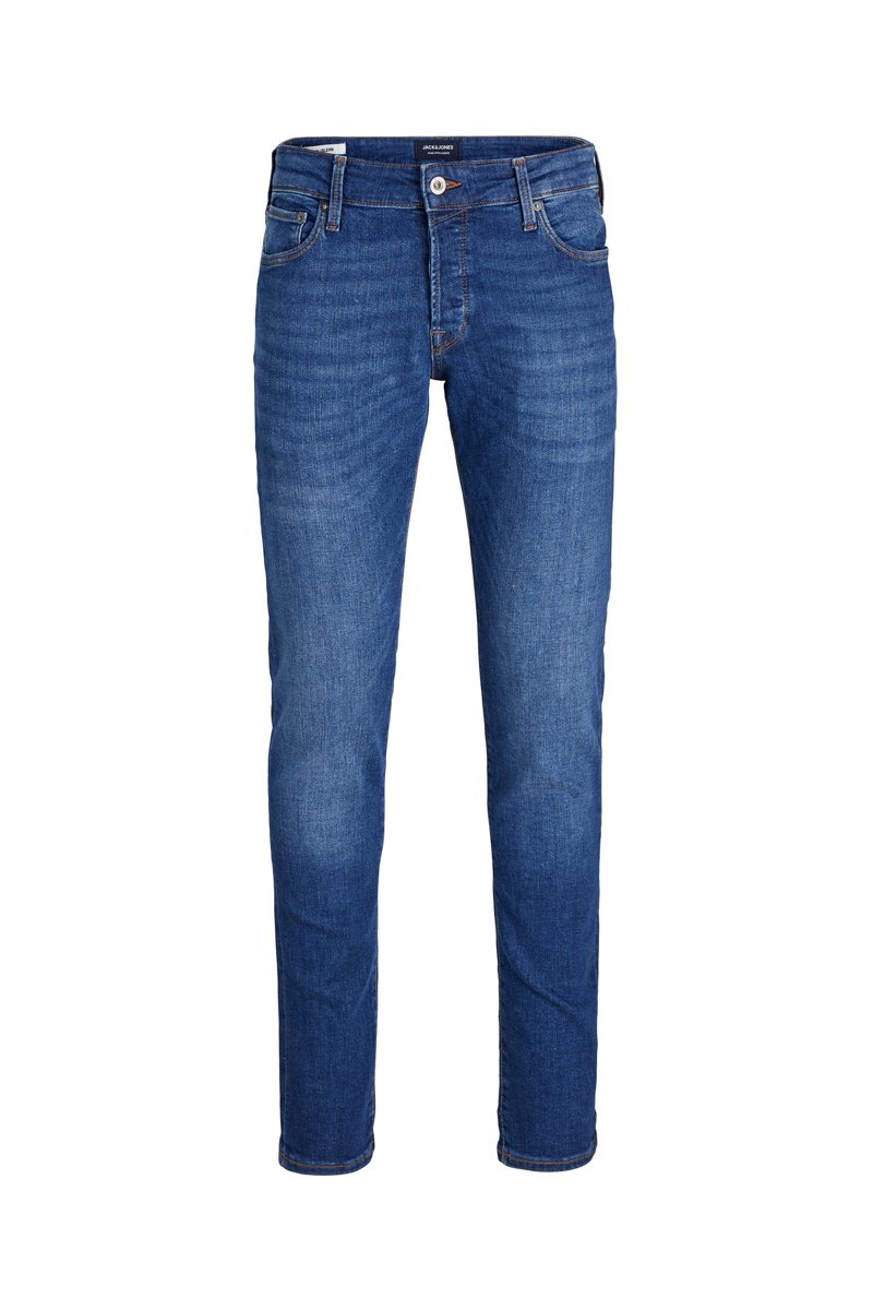 Jean droit en coton biologique Bleu