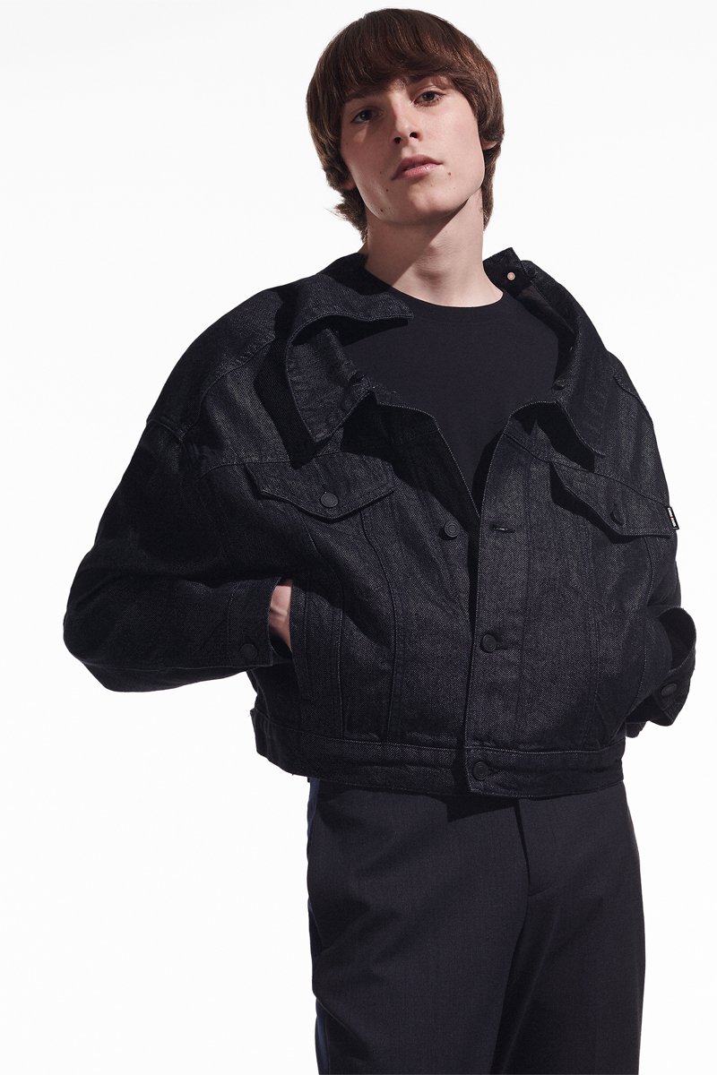 Veste en jean - Noir