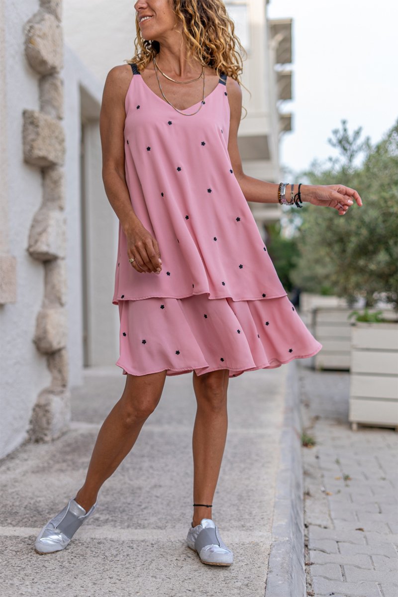 Robe droite - Rose