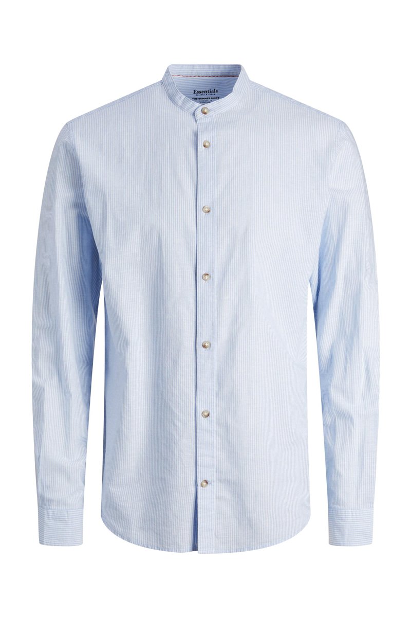 Chemise en lin Bleu clair