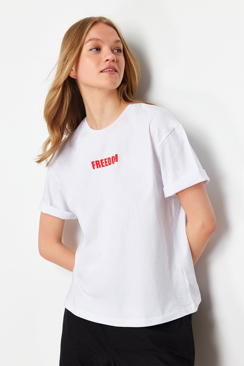T-shirt comfortable - Blanc