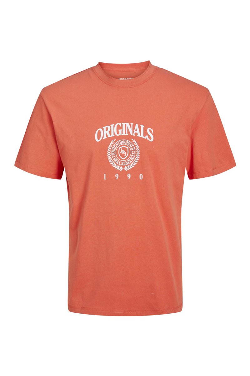 T-shirt en coton biologique Corail