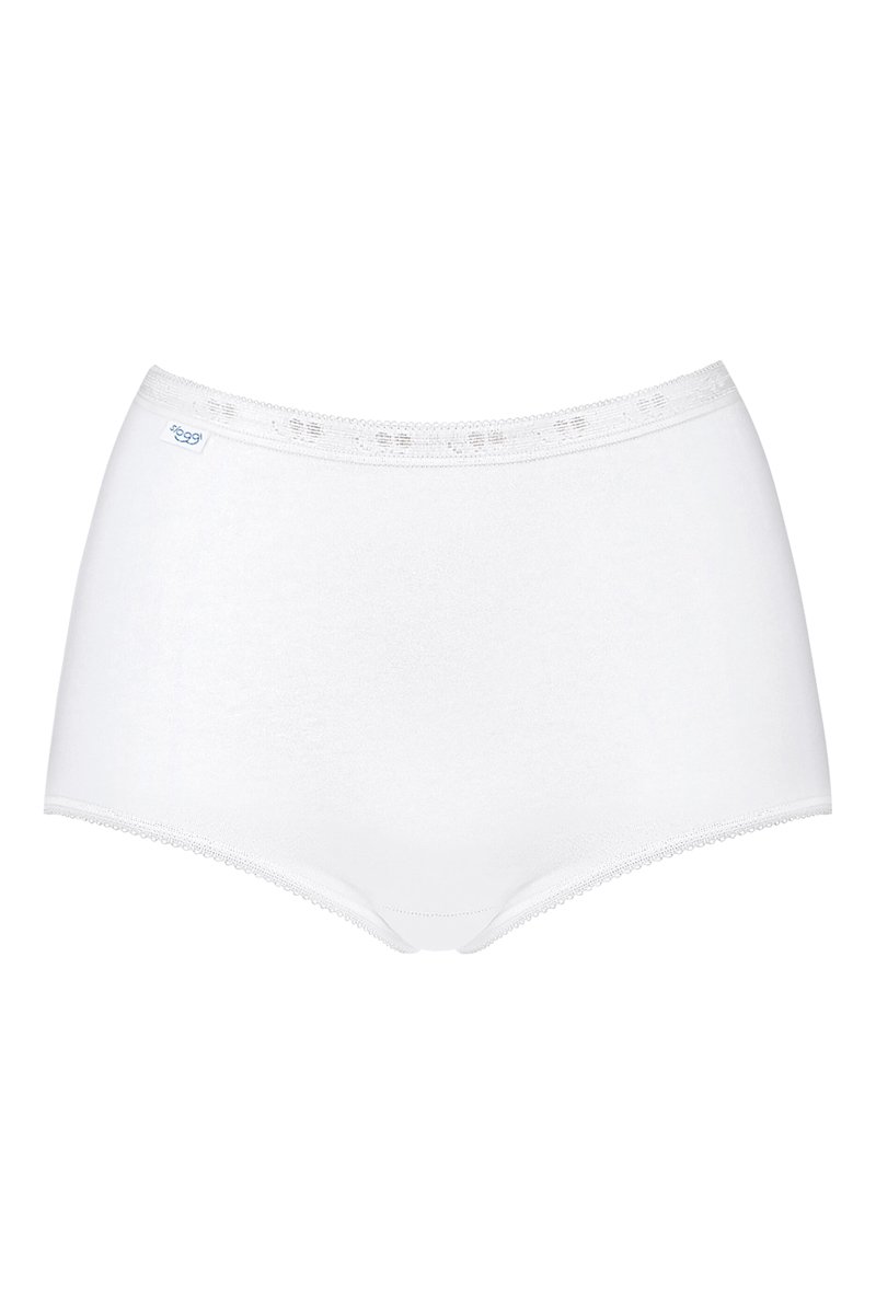 3 culottes taille haute Basic - Blanc, nude et noir