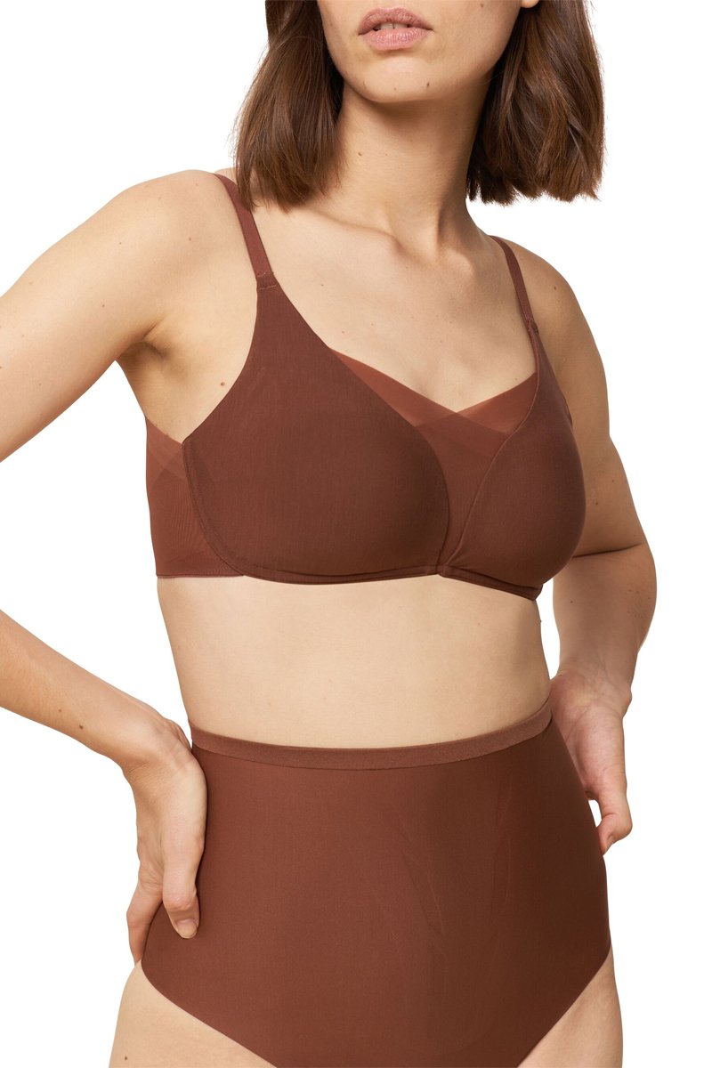 Soutien gorge ampliforme Triumph Shape Smart_01 P - Marron