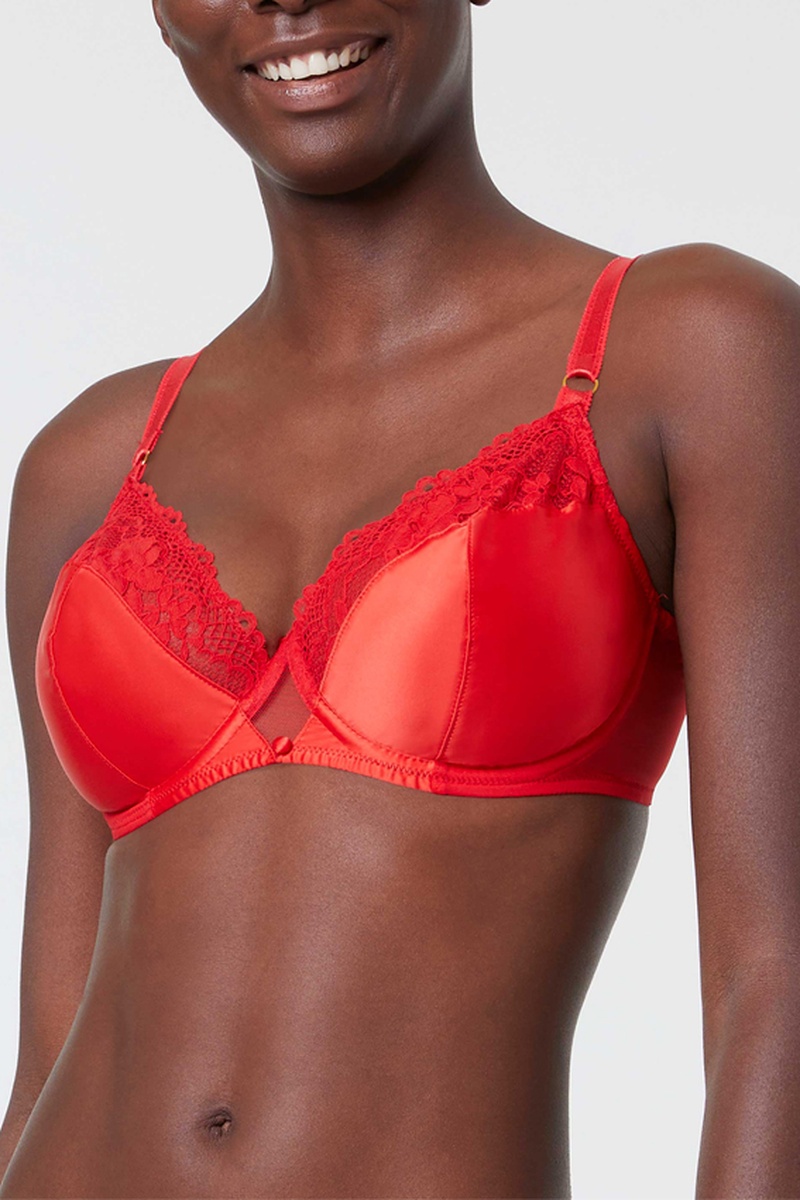 Soutien-gorge Loulou Rouge - Darjeeling