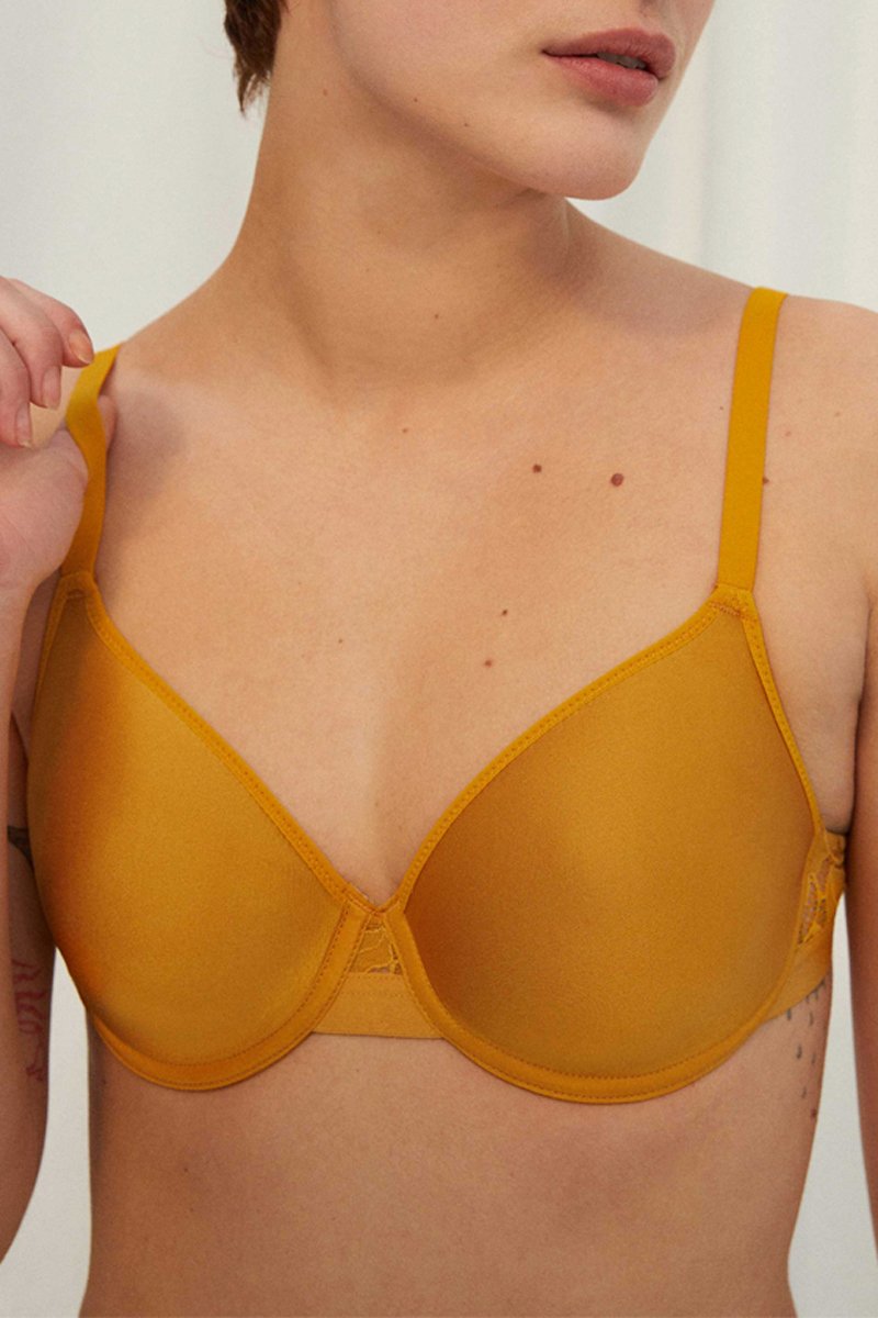 Soutien-gorge Aretha Moutarde - Darjeeling