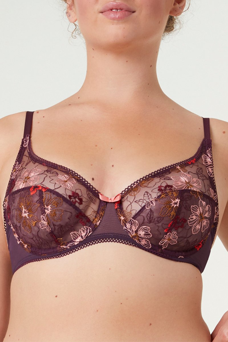 Soutien-gorge India Violet - Darjeeling