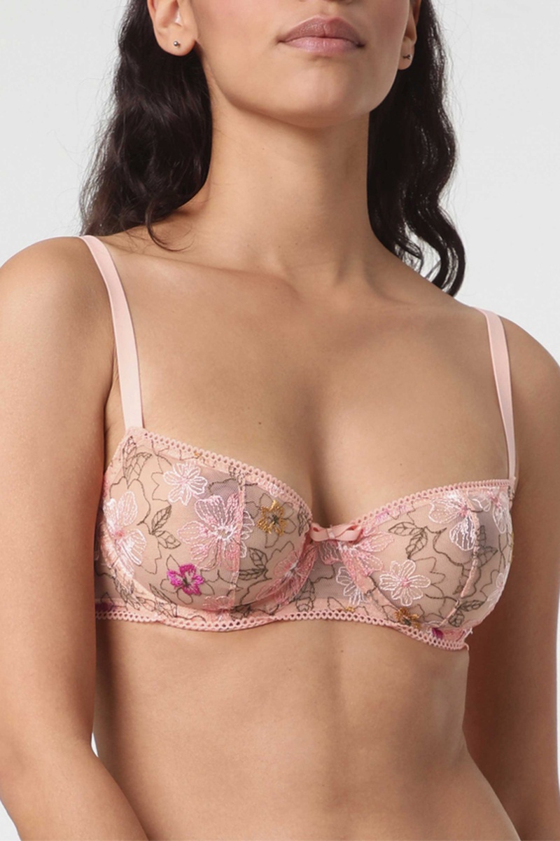 Soutien-gorge India Rose poudré - Darjeeling