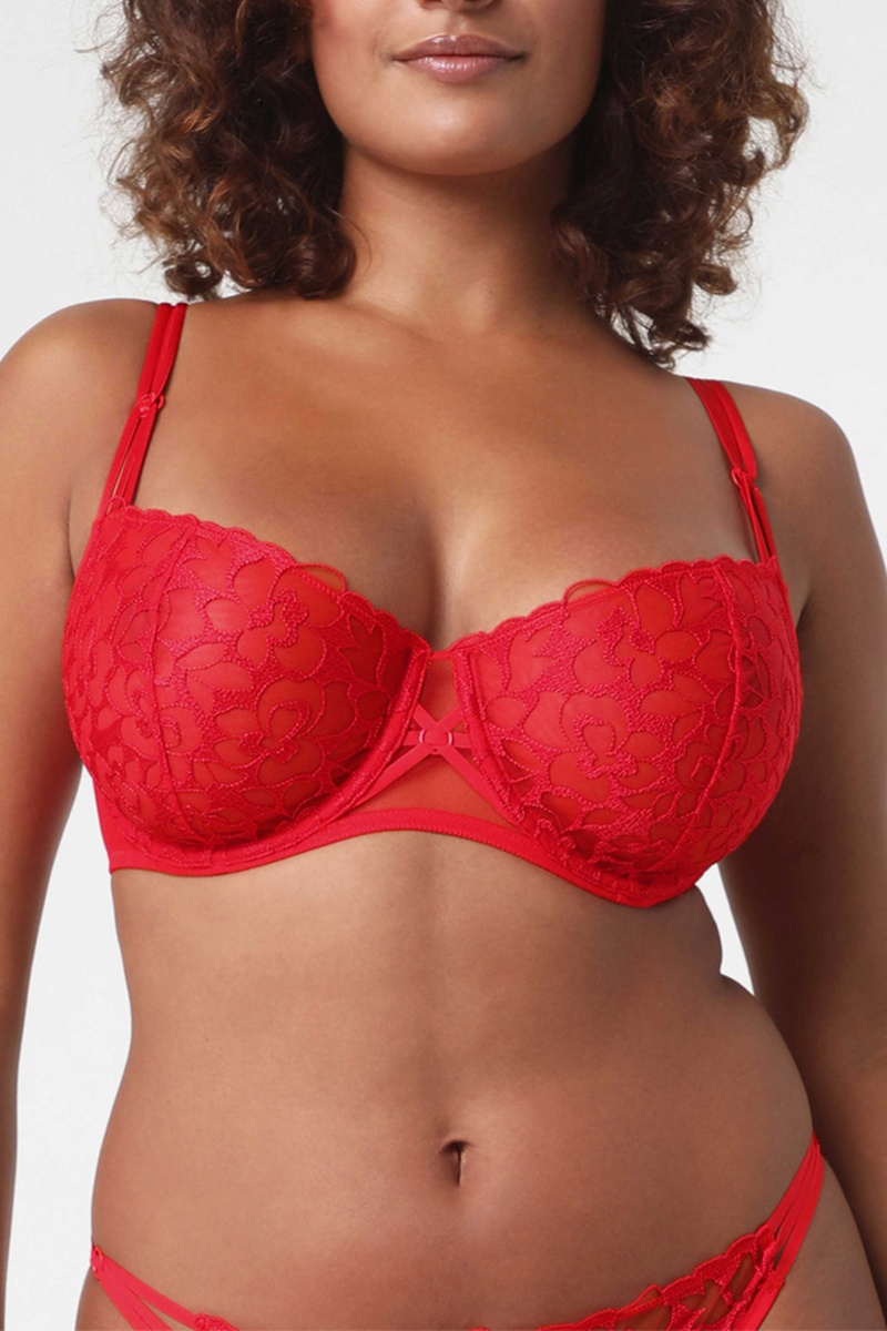 Soutien-gorge Sharon Rouge - Darjeeling