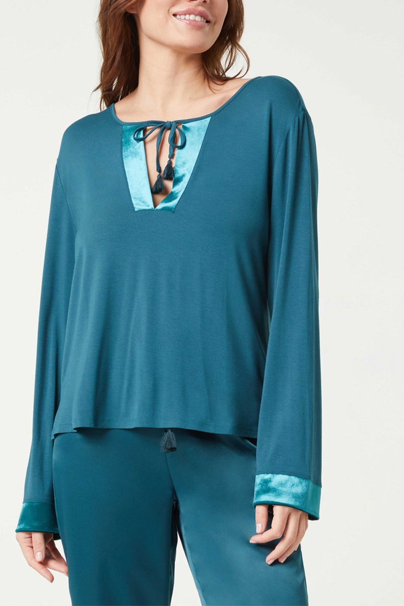 Top Lilla Bleu canard - Darjeeling