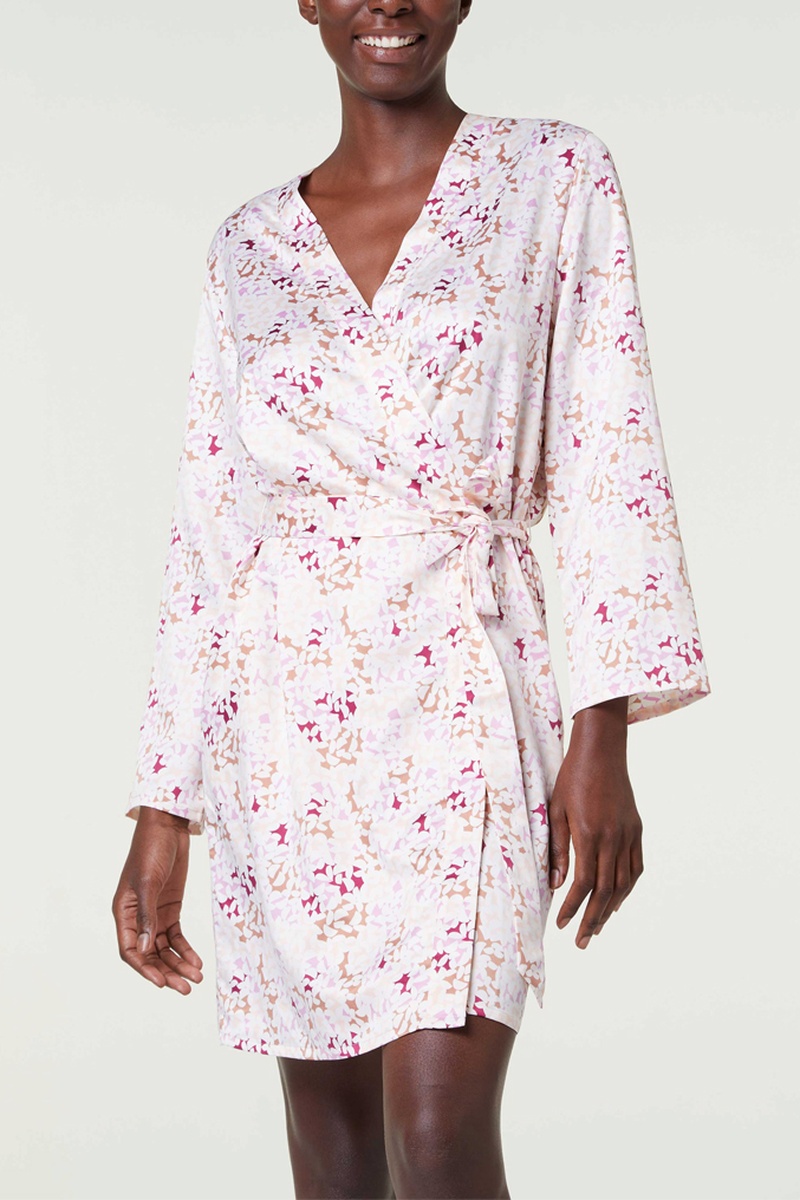 Kimono Deva Rose poudré - Darjeeling