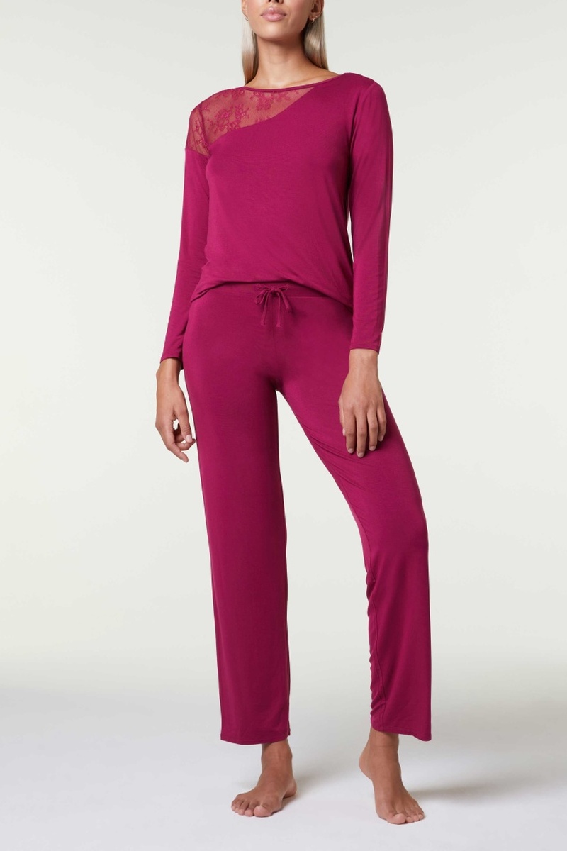 Pyjama Eclat Lie-de-vin - Darjeeling