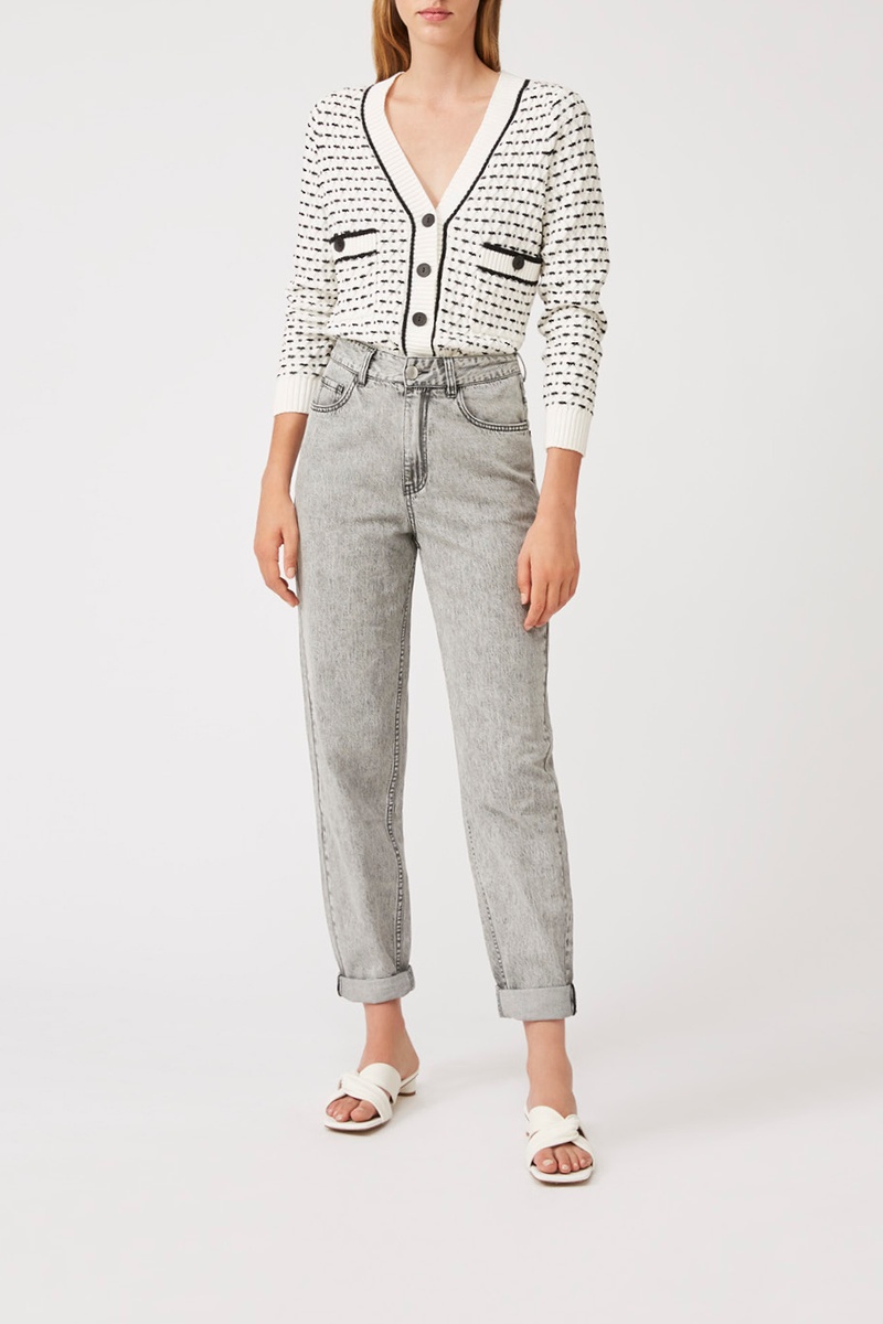 Jean droit Ross Gris